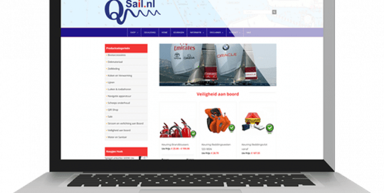 Project Qsail webshop voor zeilers
